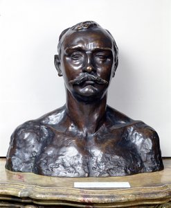 Paul Claudel (1868-1955) im Alter von siebenunddreißig, 1905 (Bronze)